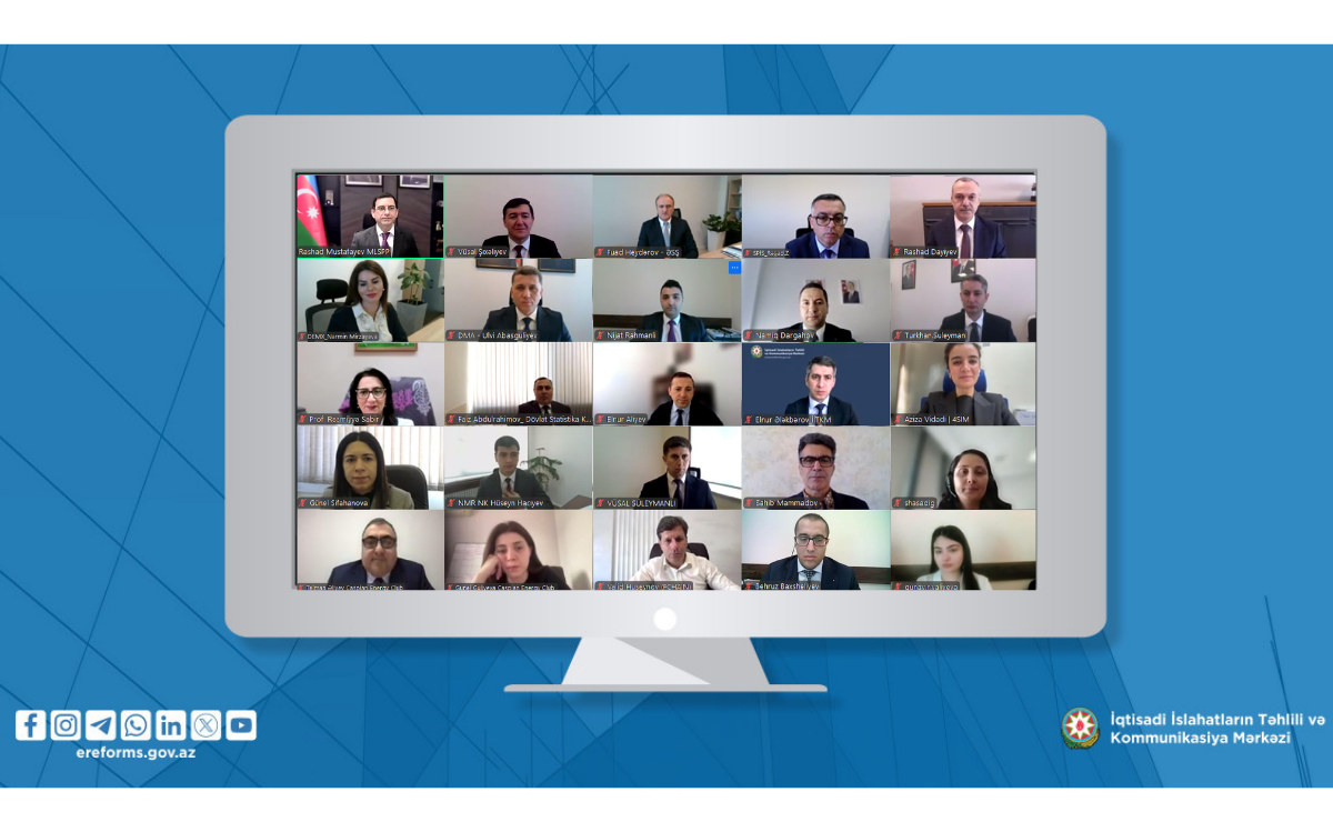 “Əmək bazarı” işçi qrupunun onlayn formatda növbəti iclası keçirilib